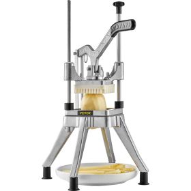VEVOR Commercial Vegetable Fruit Chopper 1/4" Blade Heavy Duty Professional Food Dicer Kattex French Fry Cutter Onion Slicer Stainless Steel for